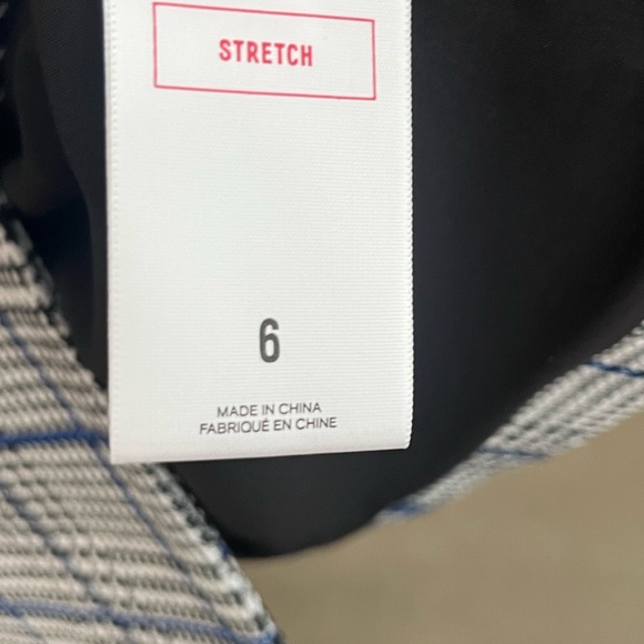 Express Houndstooth One Button Blazer - Picture 3 of 6